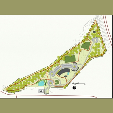 Conceptual images exploring how a site could be utilized